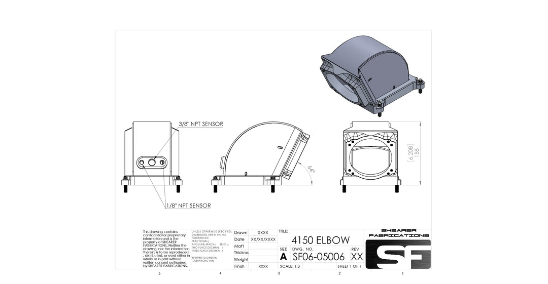 Shearer Fab 4150 Elbow